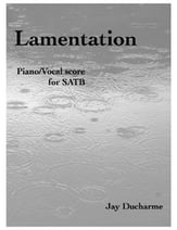 Lamentation SATB choral sheet music cover
